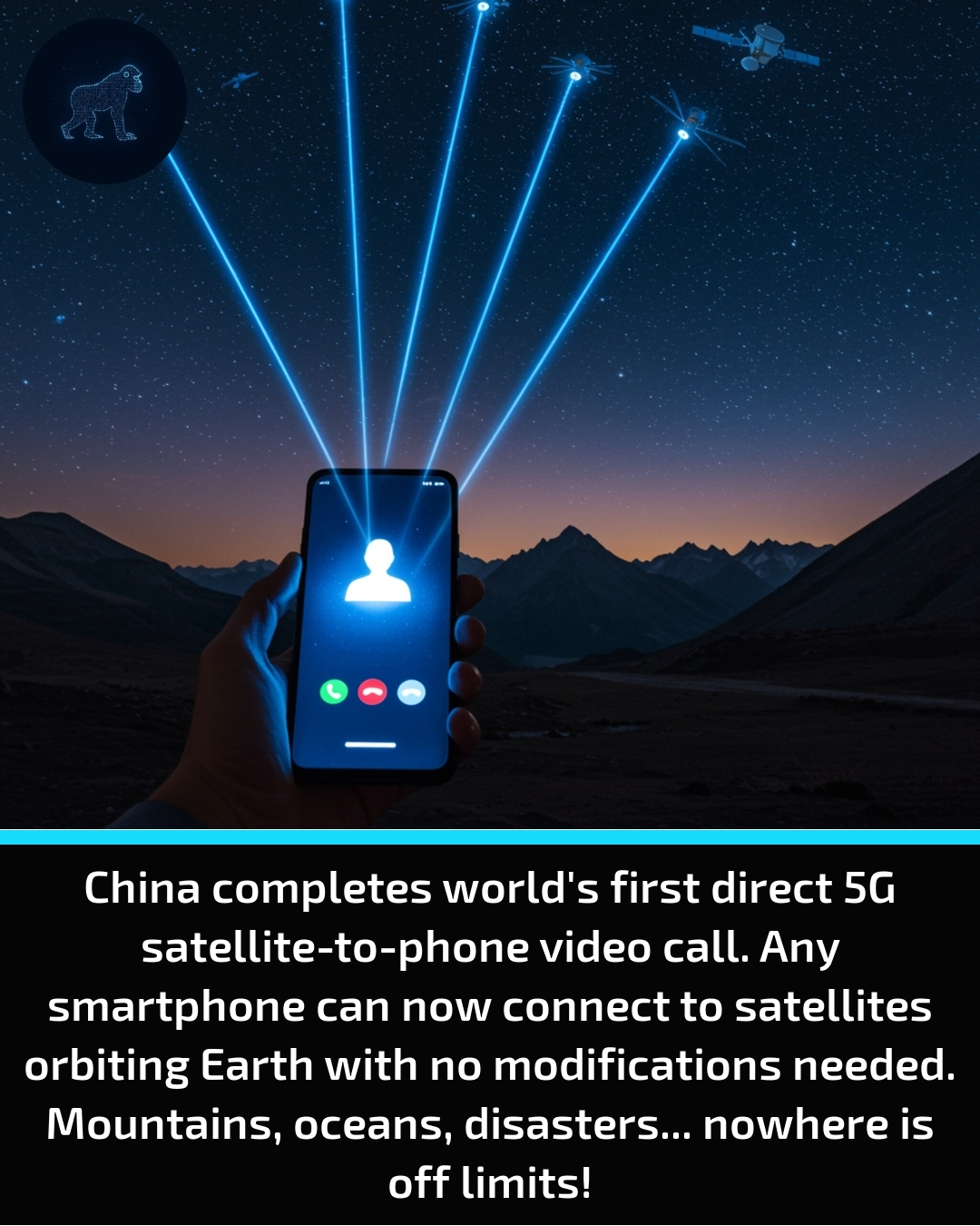 Satellite to Phone 5G Everywhere Globally, by China