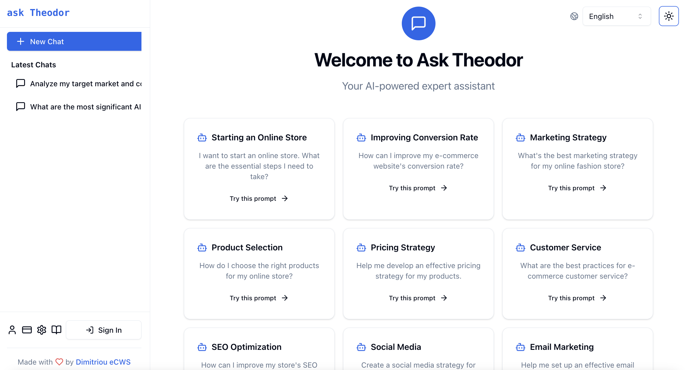 Ask Theodor - AI-Powered Expert Assistant Platform