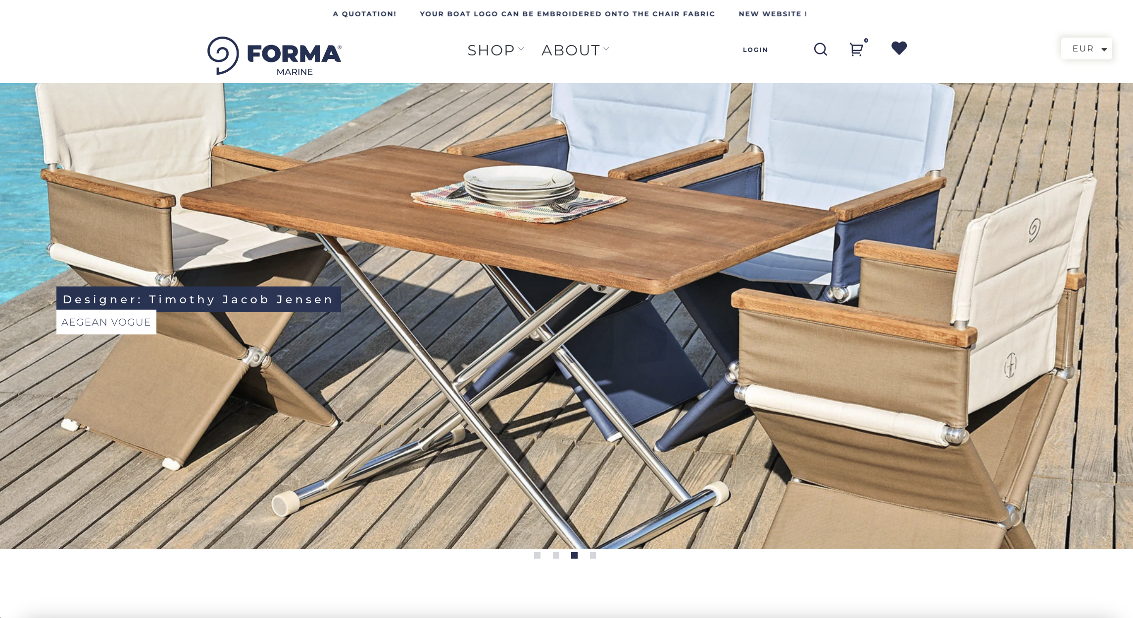 FORMA MARINE - Yachts & Outdoors Furniture