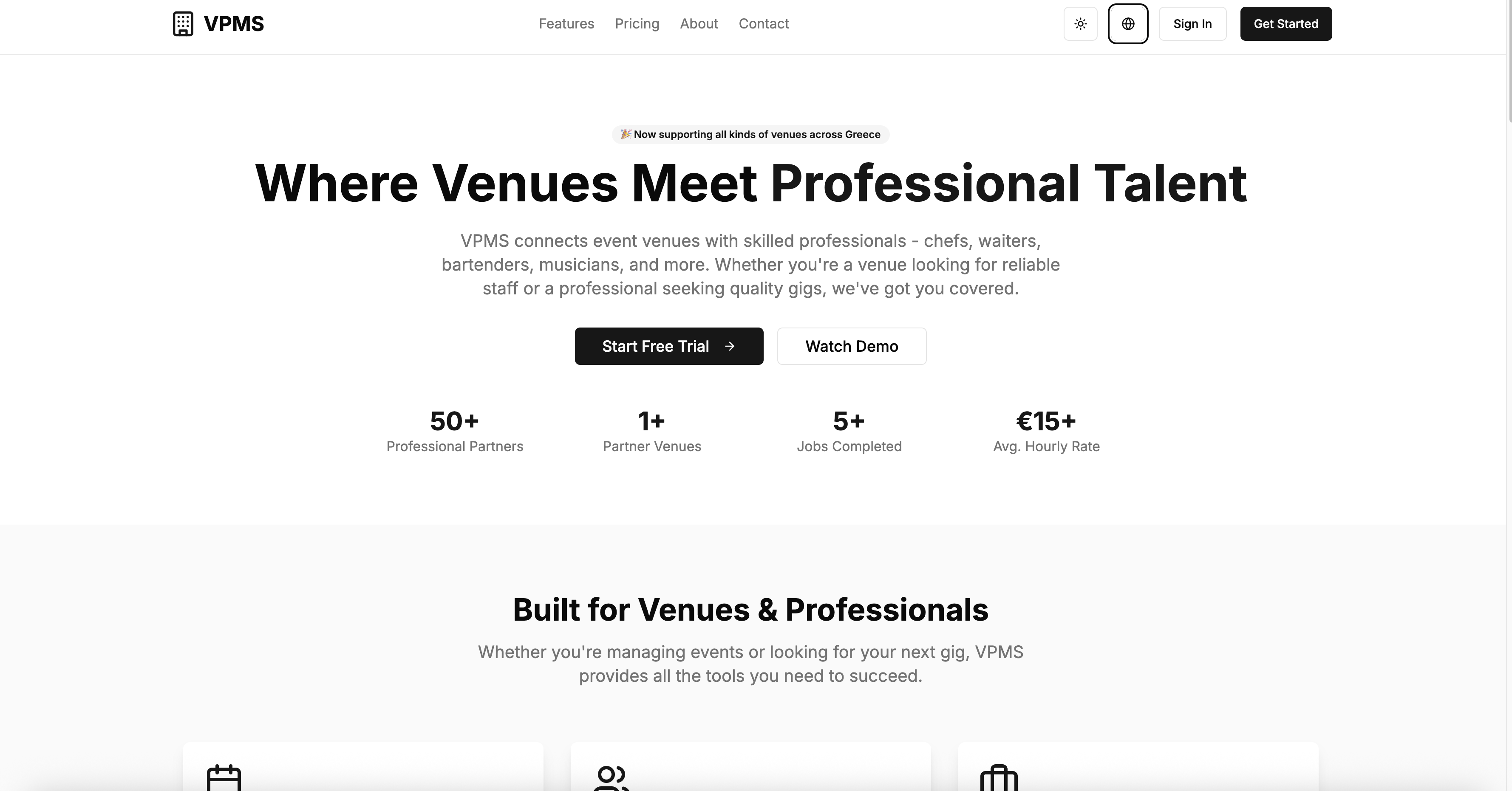 VPMS - Venue Property Management System