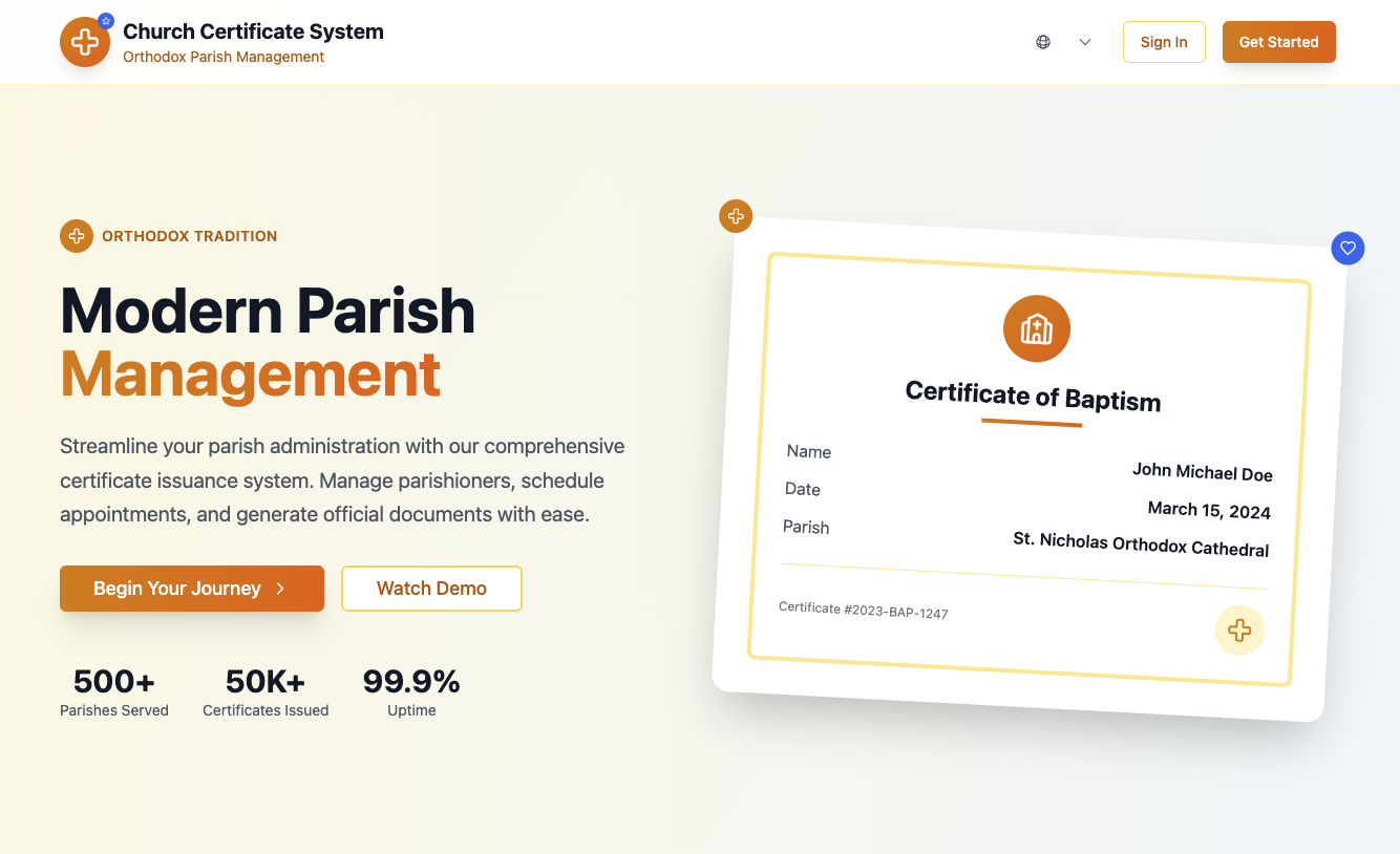 eChurch.gr - Church Management System